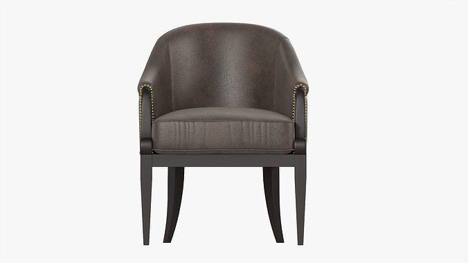 Armchair 11 3D model 4