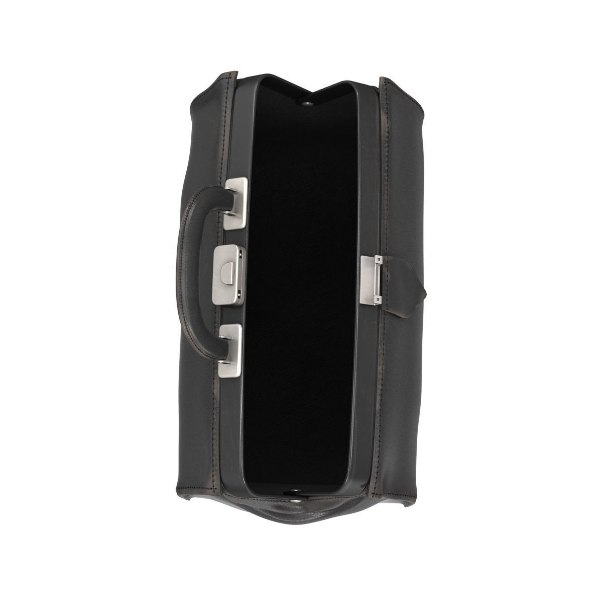 Doctors Black Bag Low-poly 3D model_5