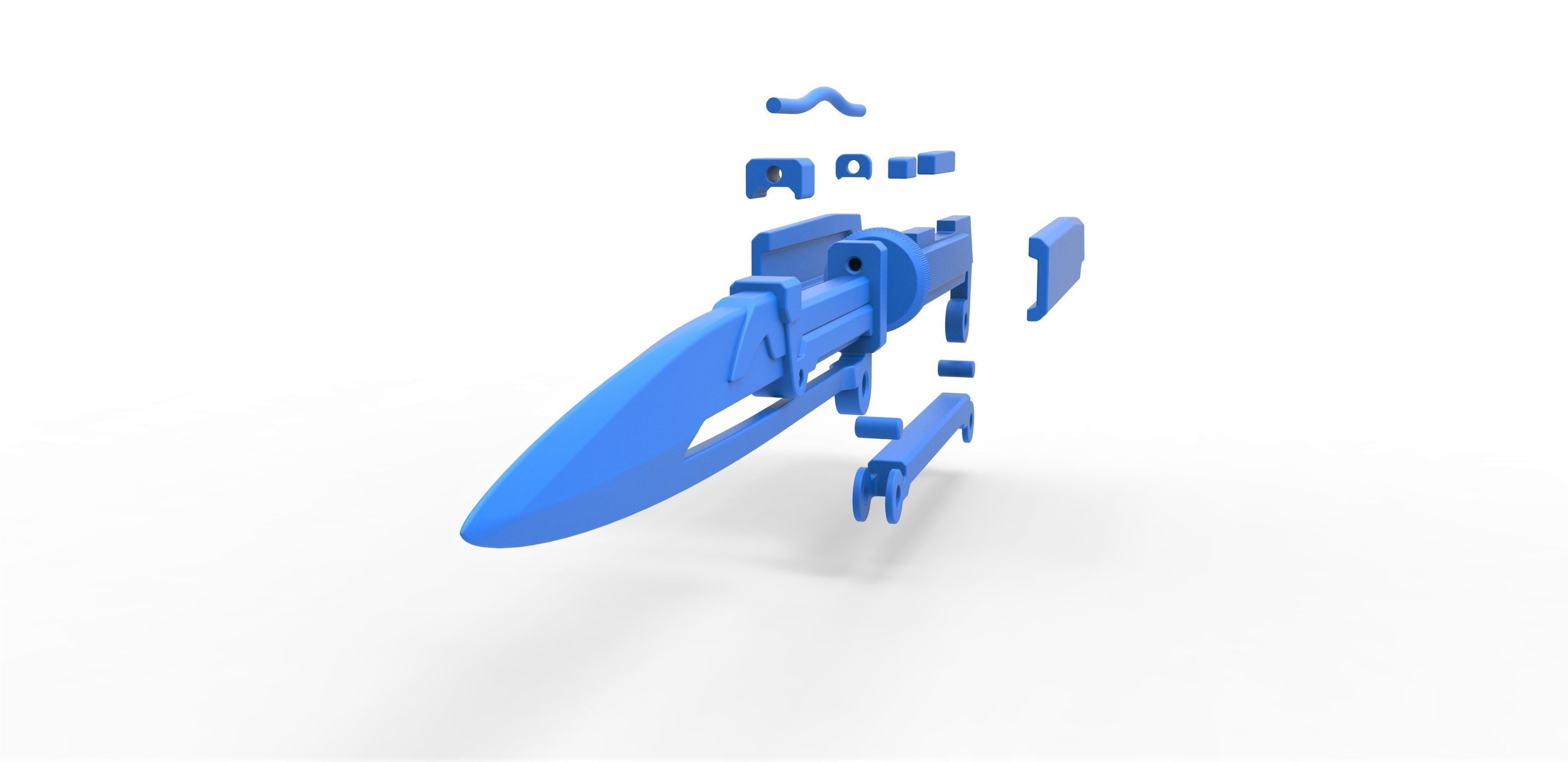 Concept Vibroblade 2 of Mandalorian 3D print model_21