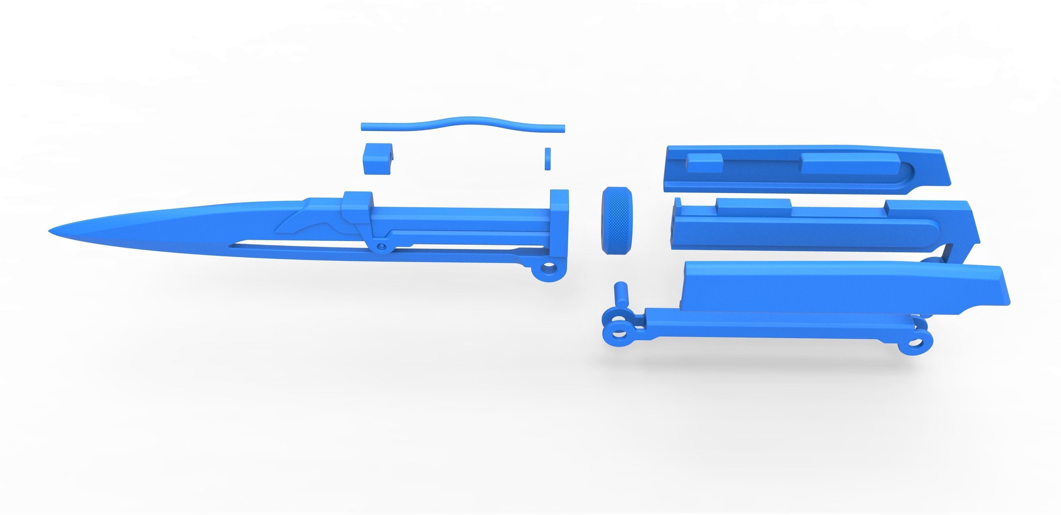 Concept Vibroblade 2 of Mandalorian 3D print model_23