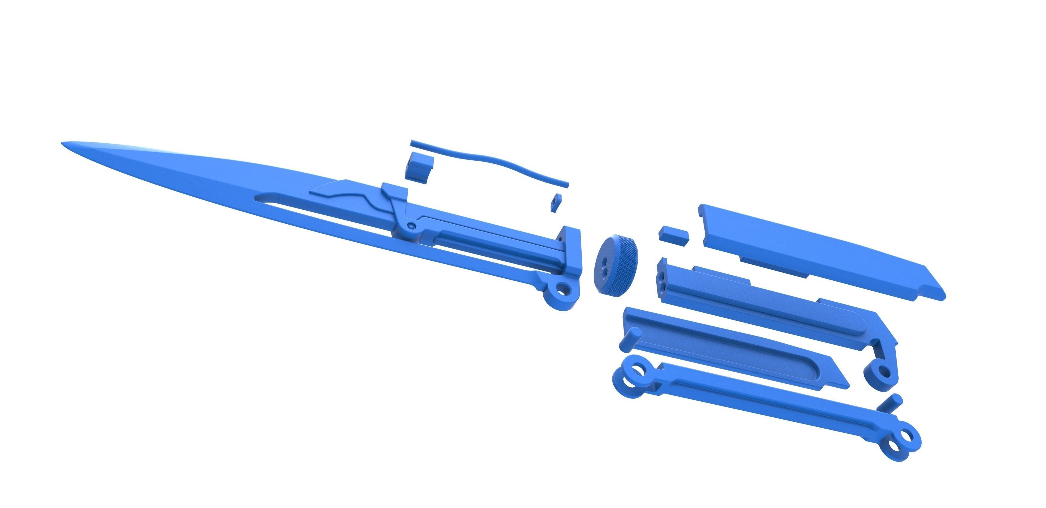 Concept Vibroblade 2 of Mandalorian 3D print model_19