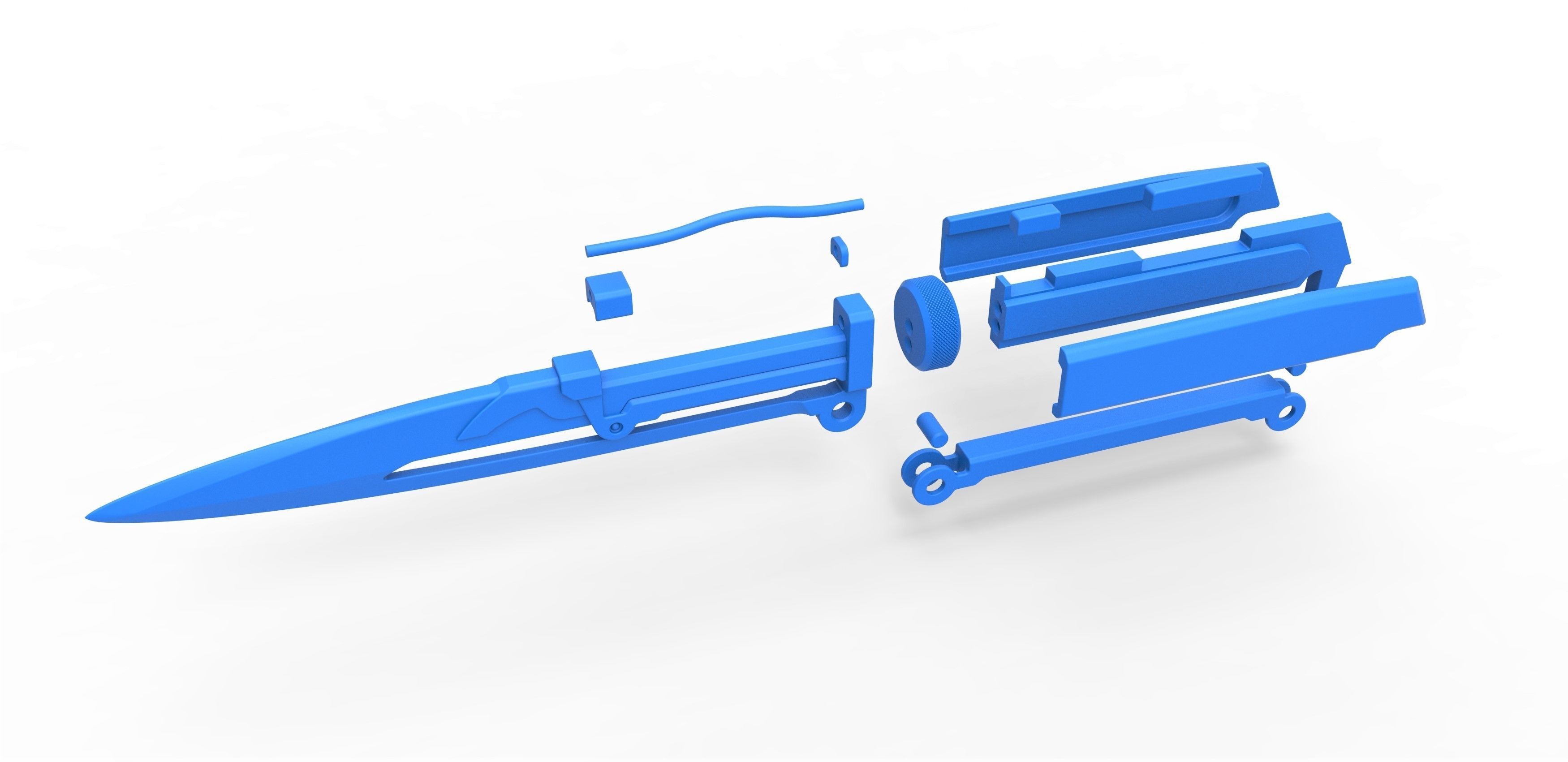 Concept Vibroblade 2 of Mandalorian 3D print model_18