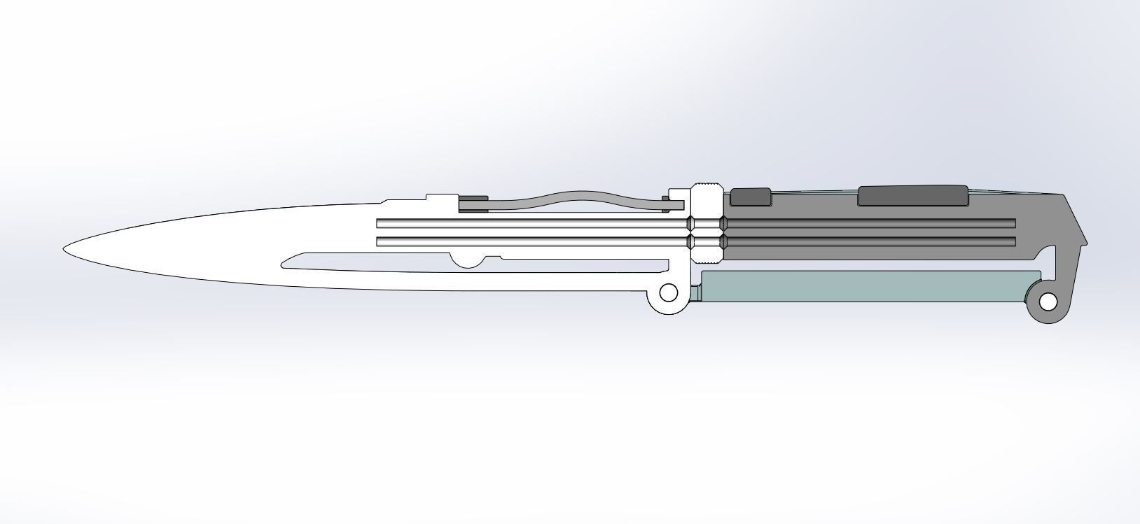 Concept Vibroblade 2 of Mandalorian 3D print model_26