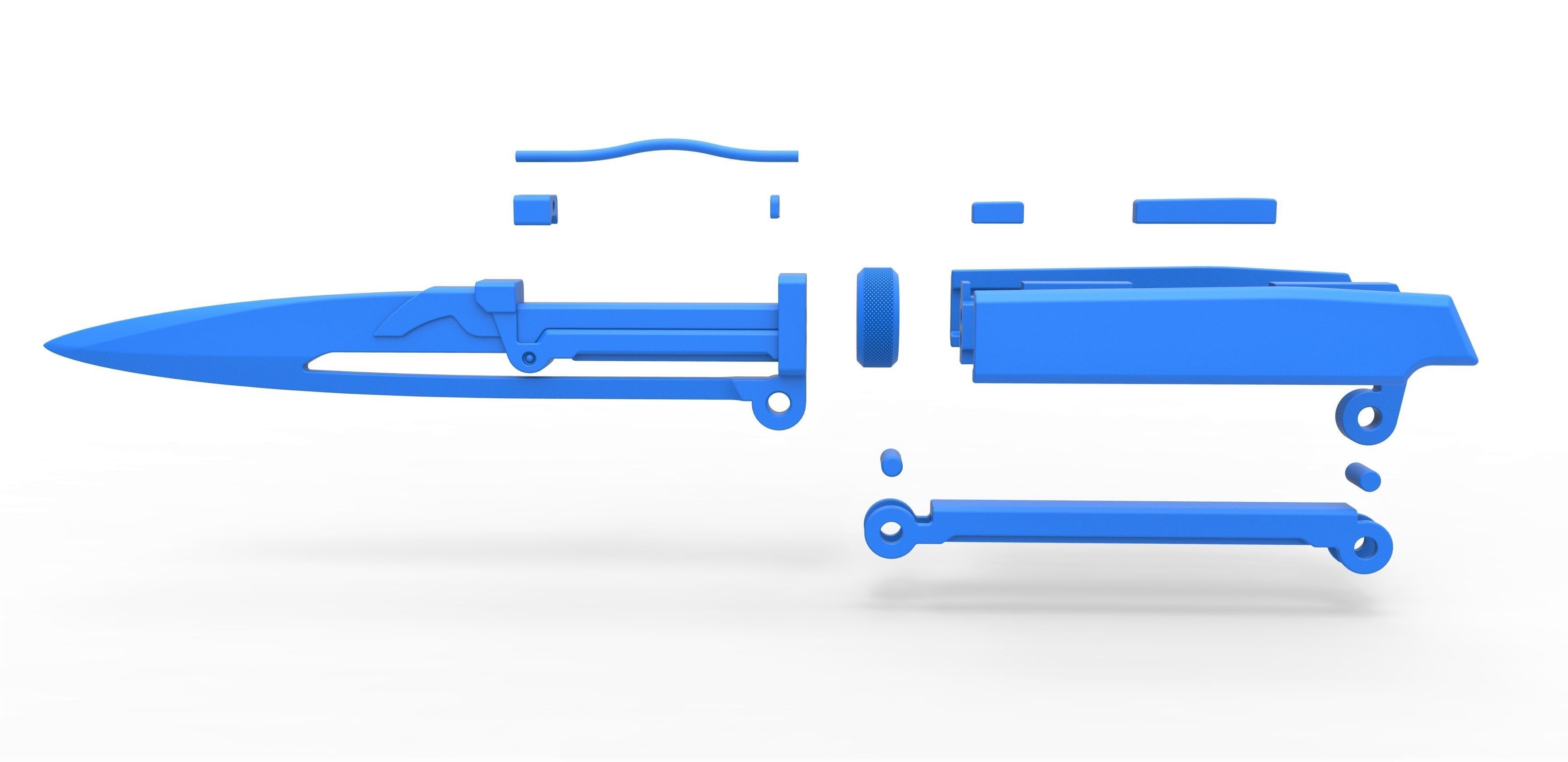 Concept Vibroblade 2 of Mandalorian 3D print model_22