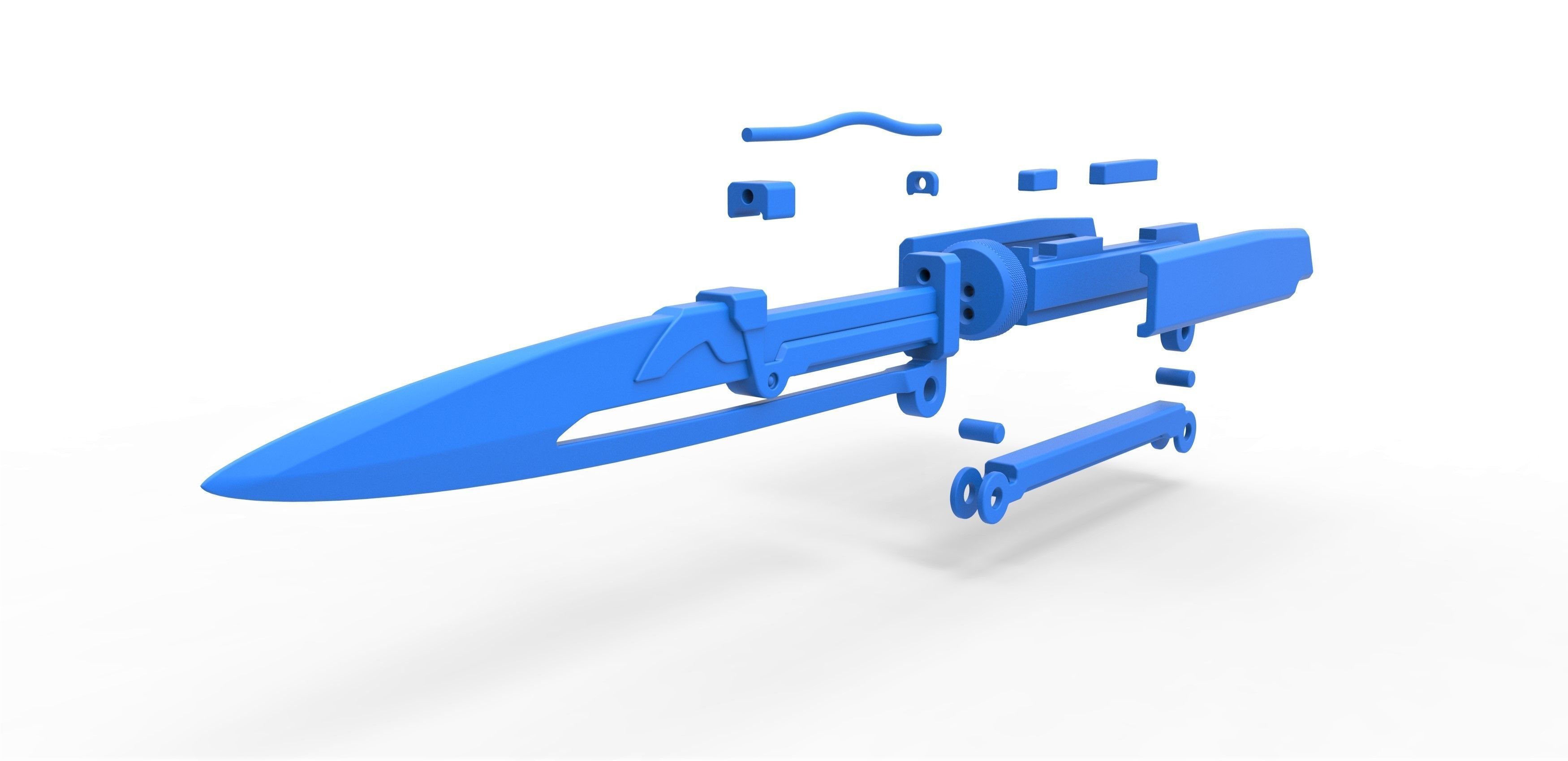 Concept Vibroblade 2 of Mandalorian 3D print model_20
