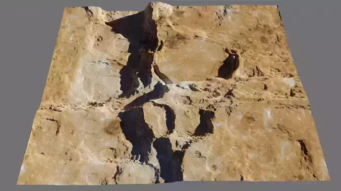 Planet Surface 3D model 3D model