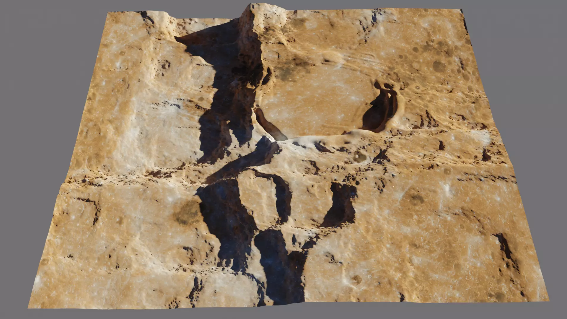 Planet Surface 3D model 3D model_0