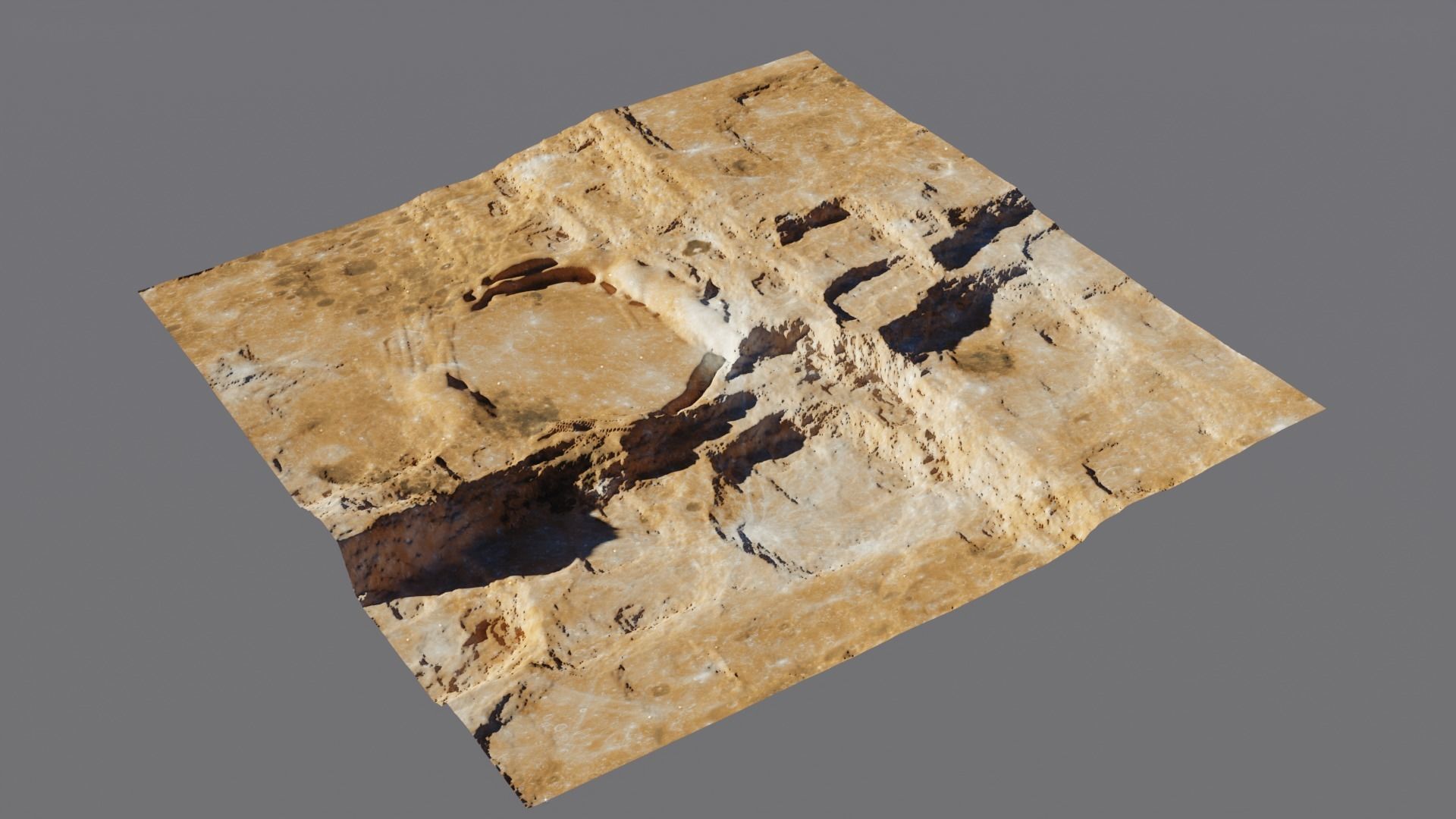 Planet Surface 3D model 3D model_3