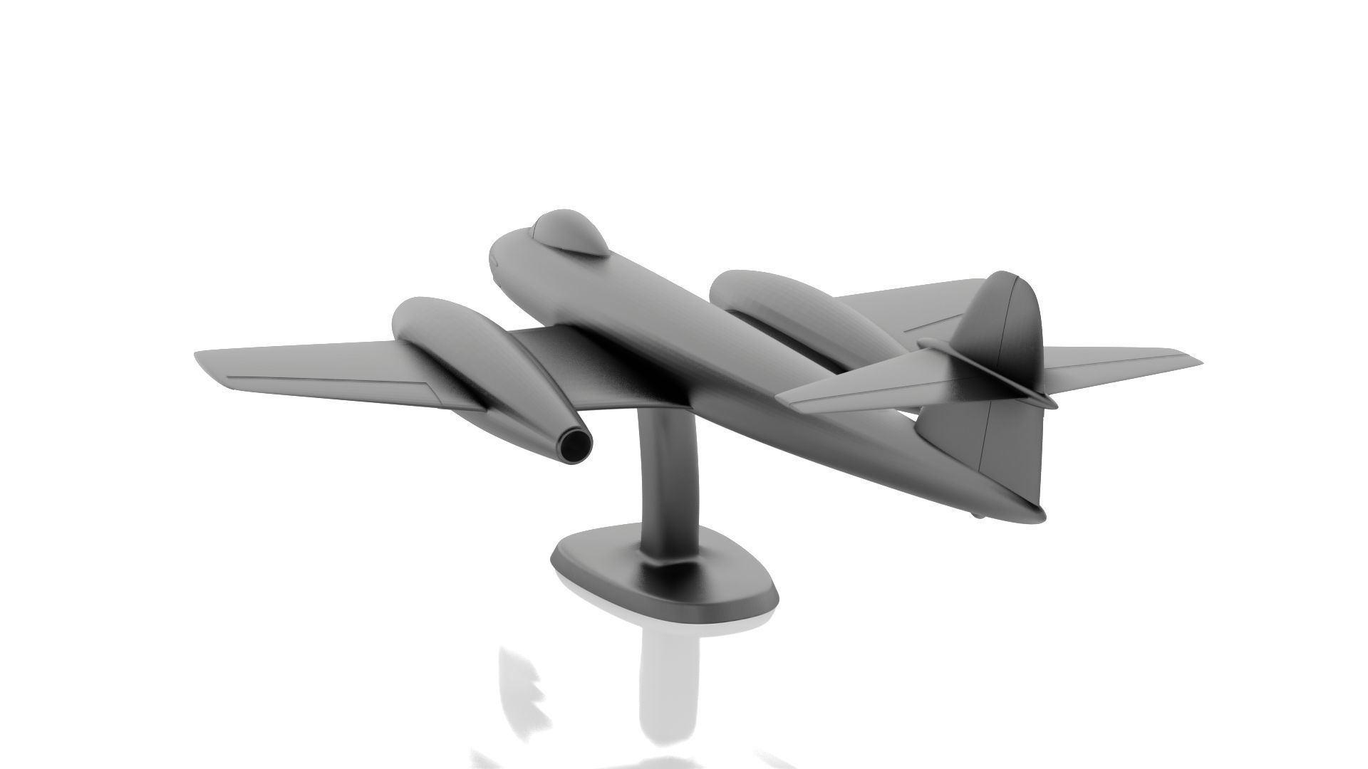 Gloster Meteor F8 3D printable 3D print model_1