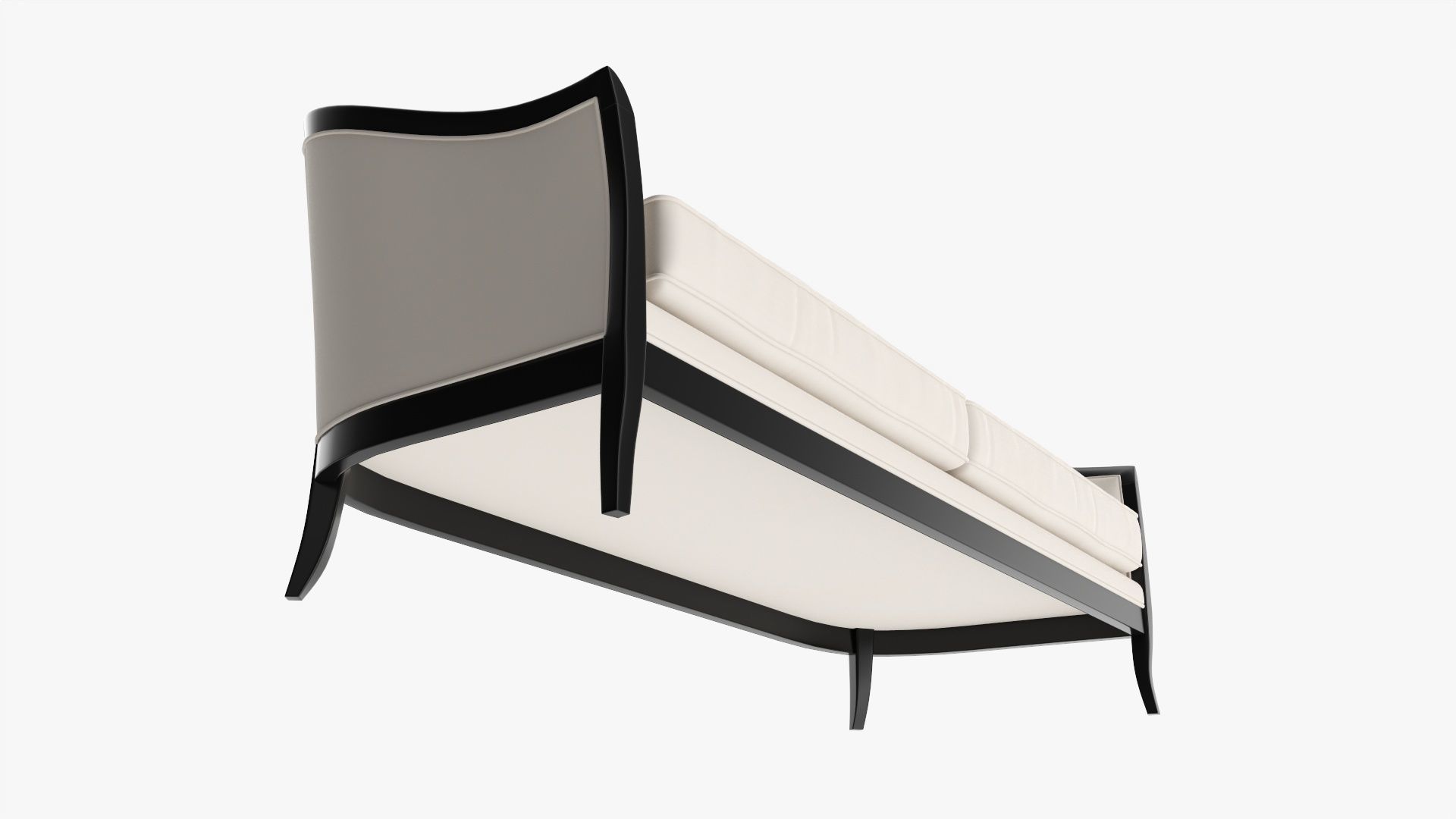 Sofa cabriole style 02 3D model_2