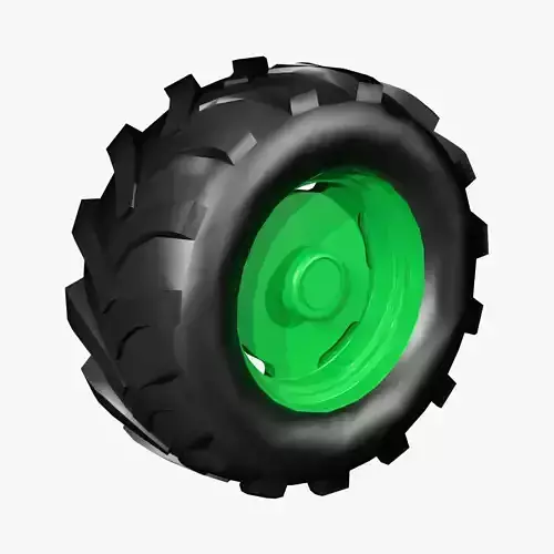 Tractor Wheel 3D print model