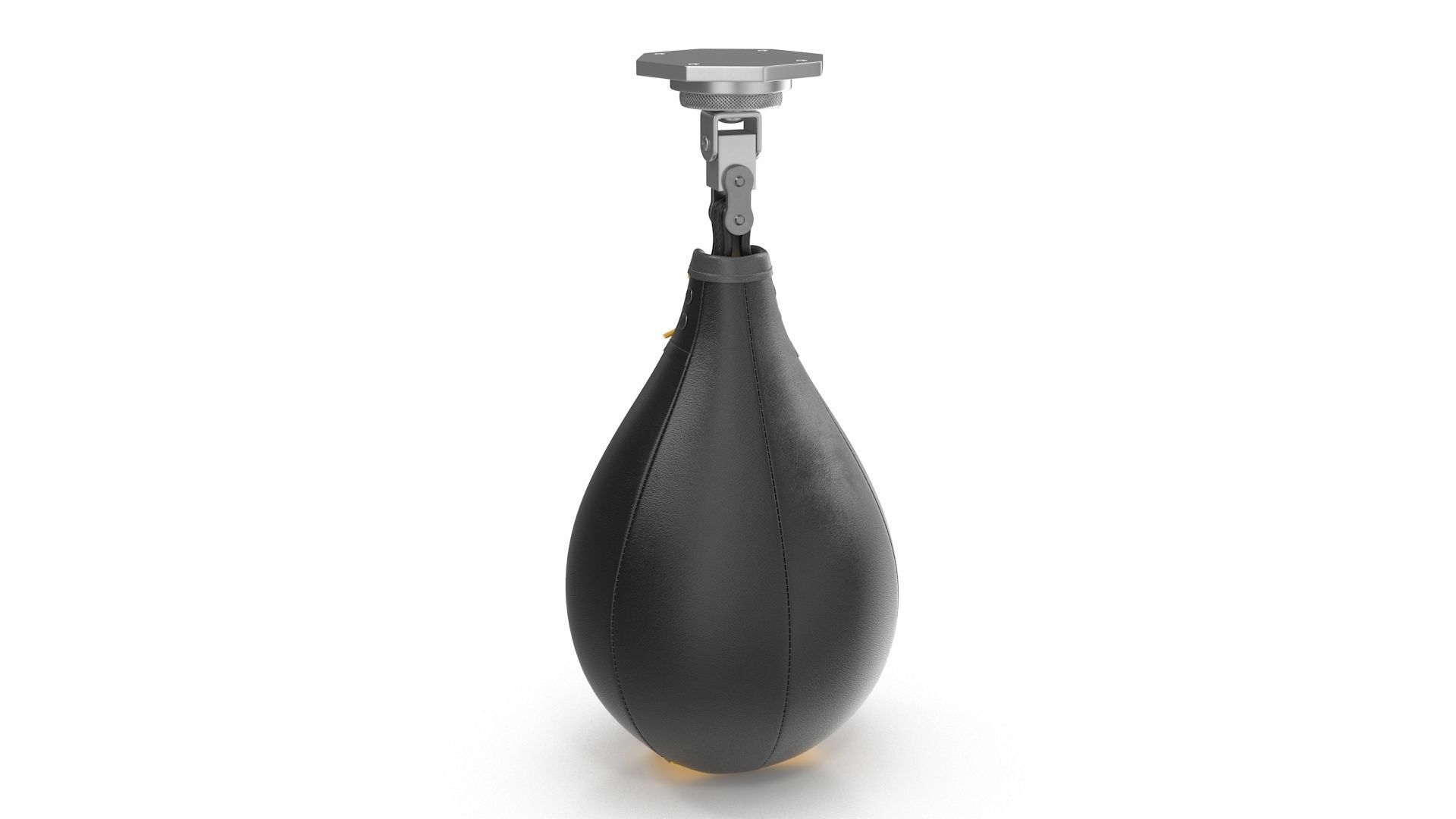 Speed Bag Low-poly 3D model_2