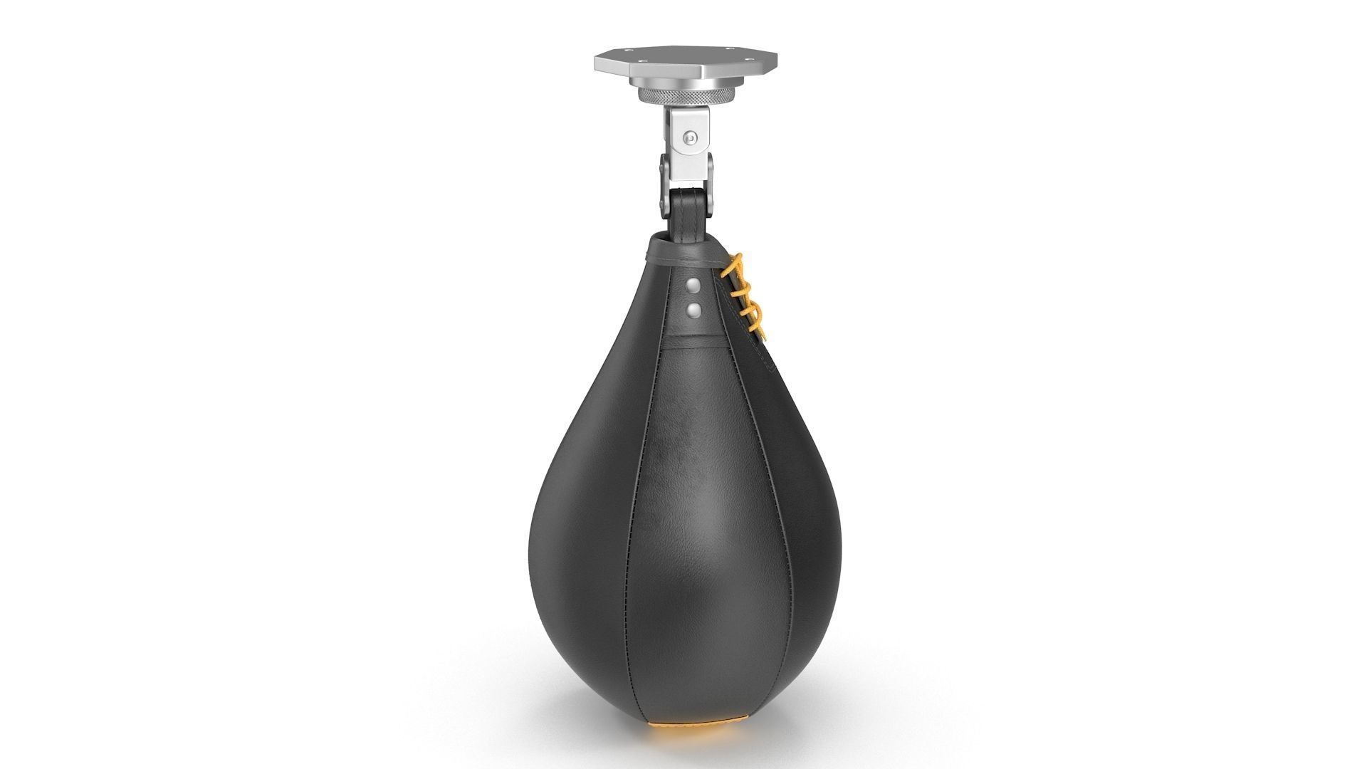Speed Bag Low-poly 3D model_3