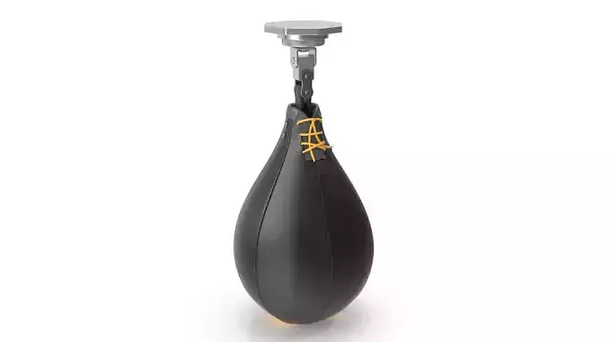 Speed Bag Low-poly 3D model