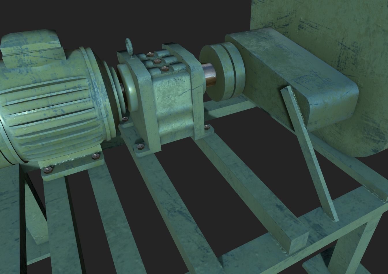 Z Blade Mixer Low-poly 3D model_9