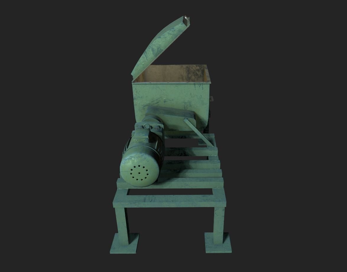 Z Blade Mixer Low-poly 3D model_6