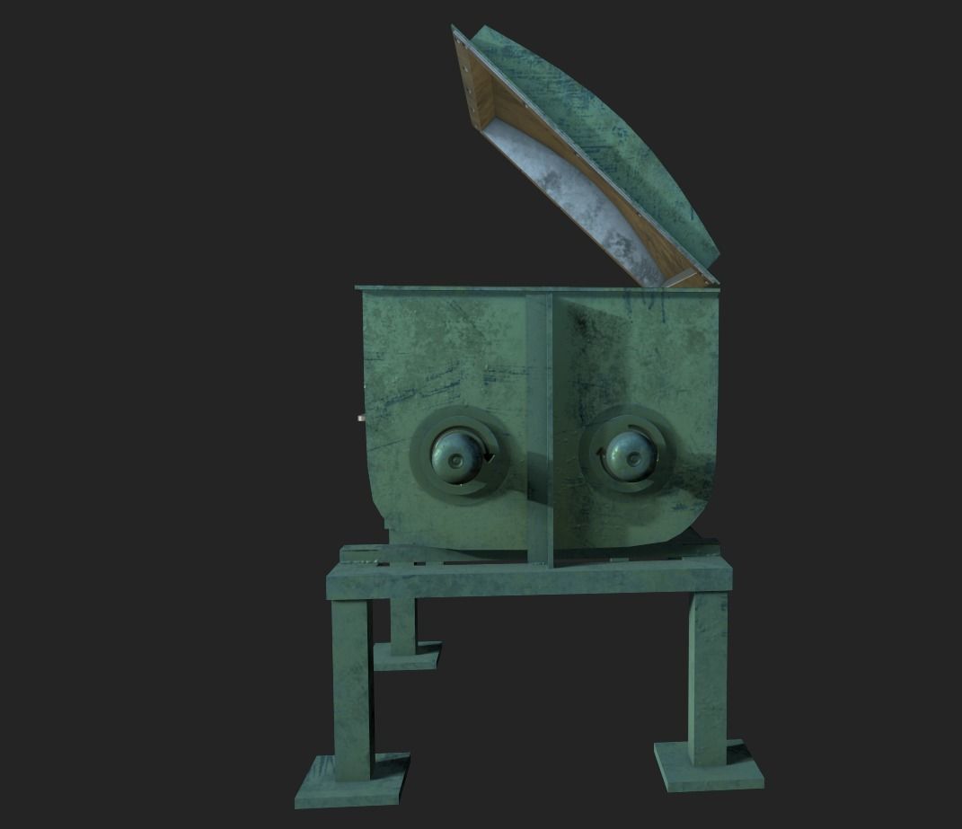 Z Blade Mixer Low-poly 3D model_2