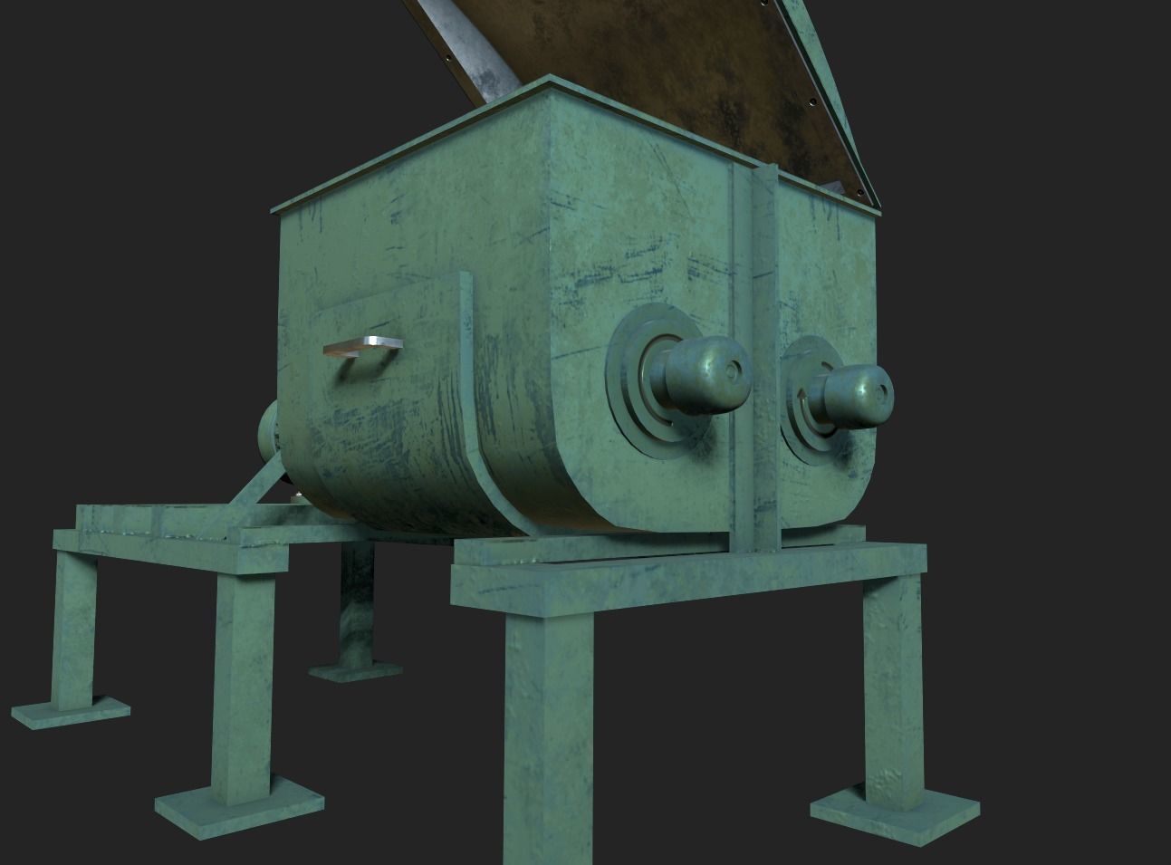 Z Blade Mixer Low-poly 3D model_10