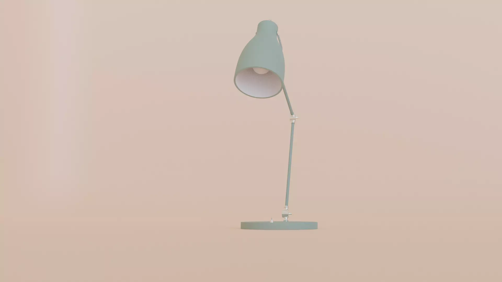 Green Table Desk Lamp 3D Model Free 3D model_0