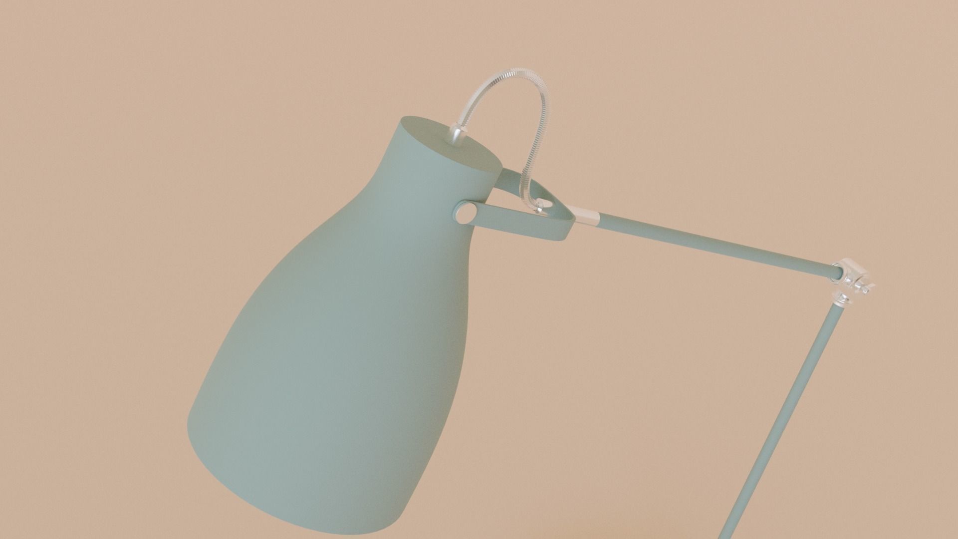 Green Table Desk Lamp 3D Model Free 3D model_7