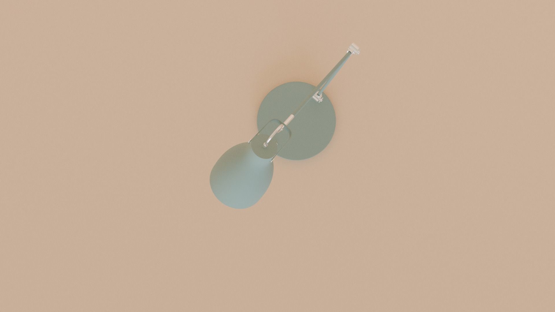 Green Table Desk Lamp 3D Model Free 3D model_3