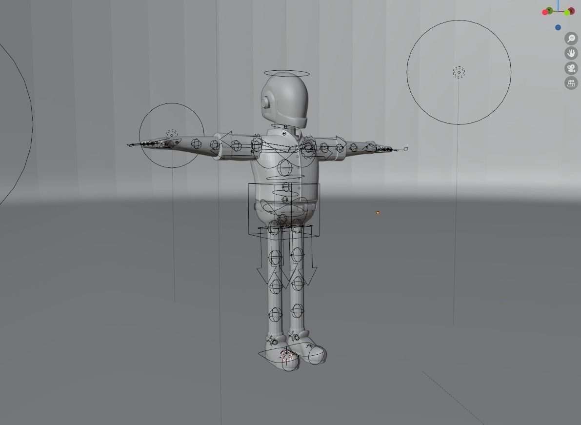 Daft Punk 3D Character for animation 3D model_5