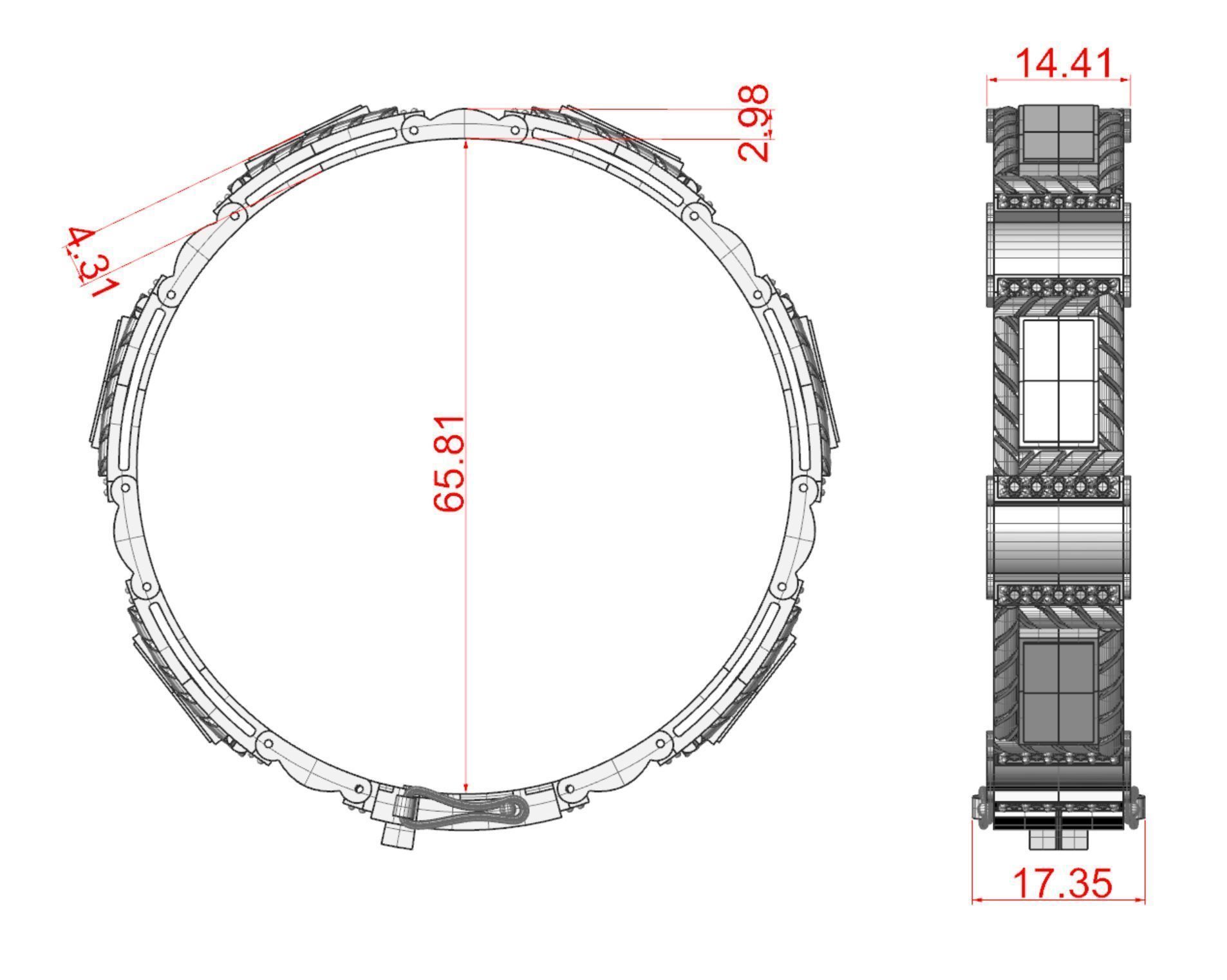Bracelet 01032021 3D print model_5