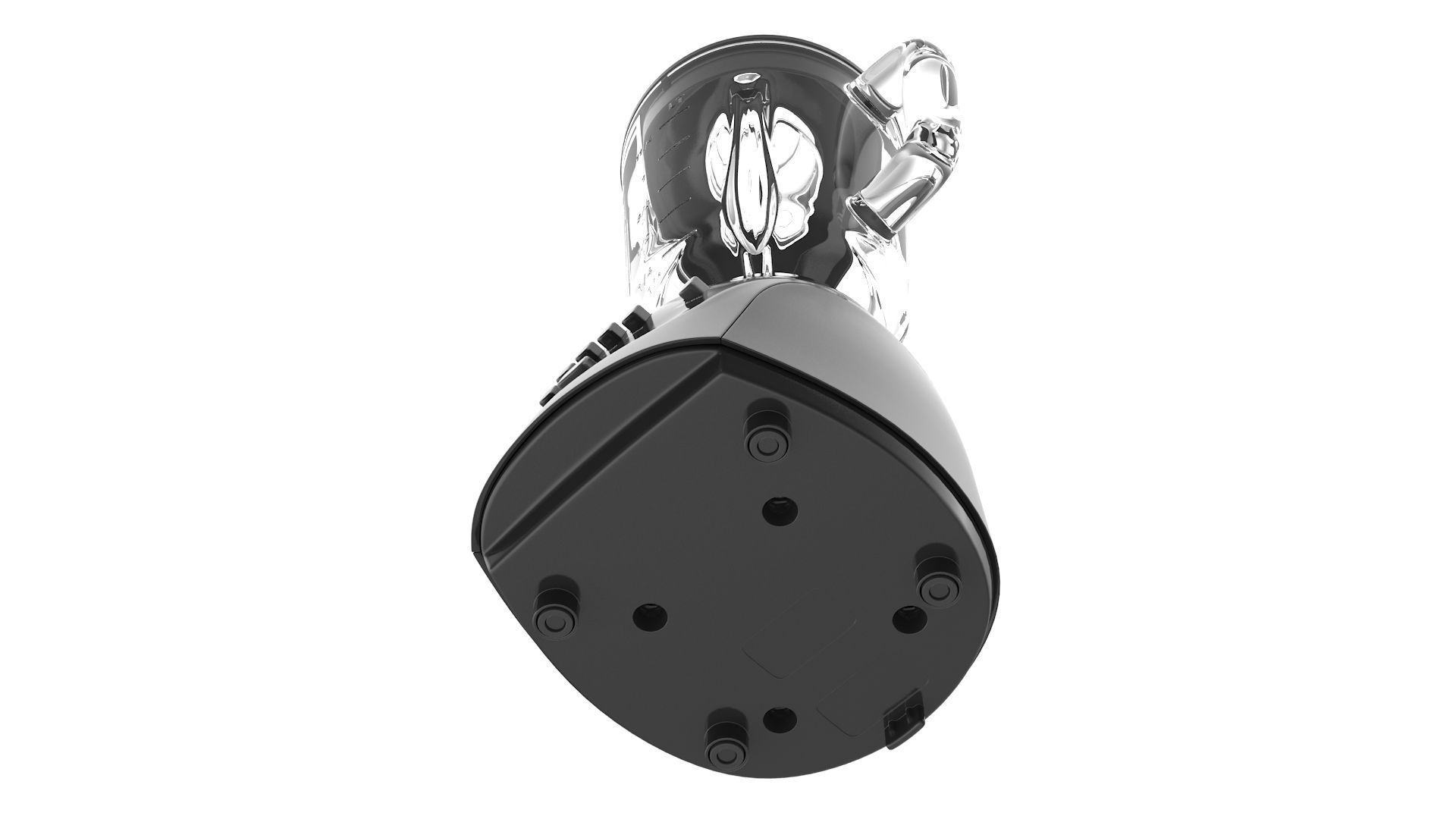 Black Blender Low-poly 3D model_5