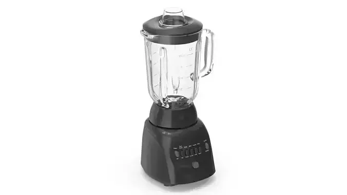 Black Blender Low-poly 3D model
