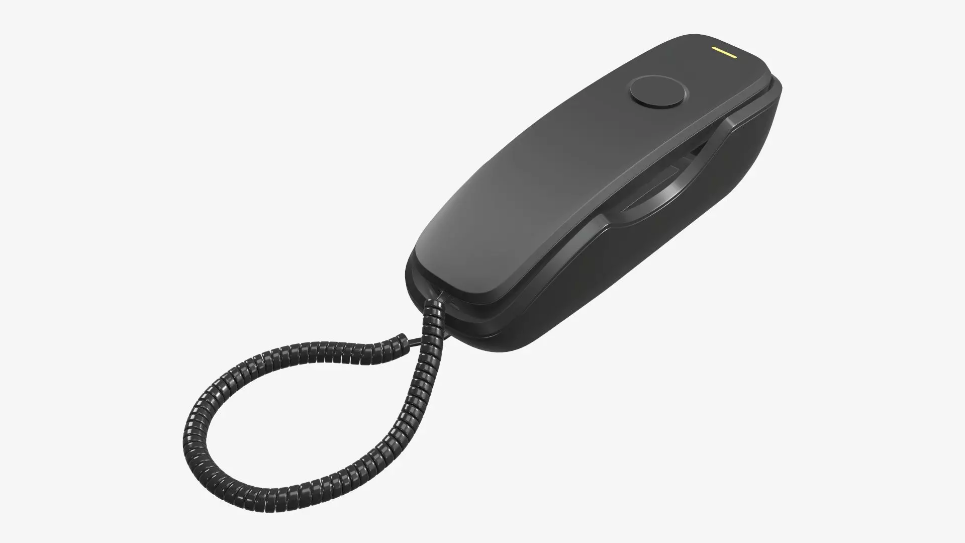 Corded phone compact 3D model