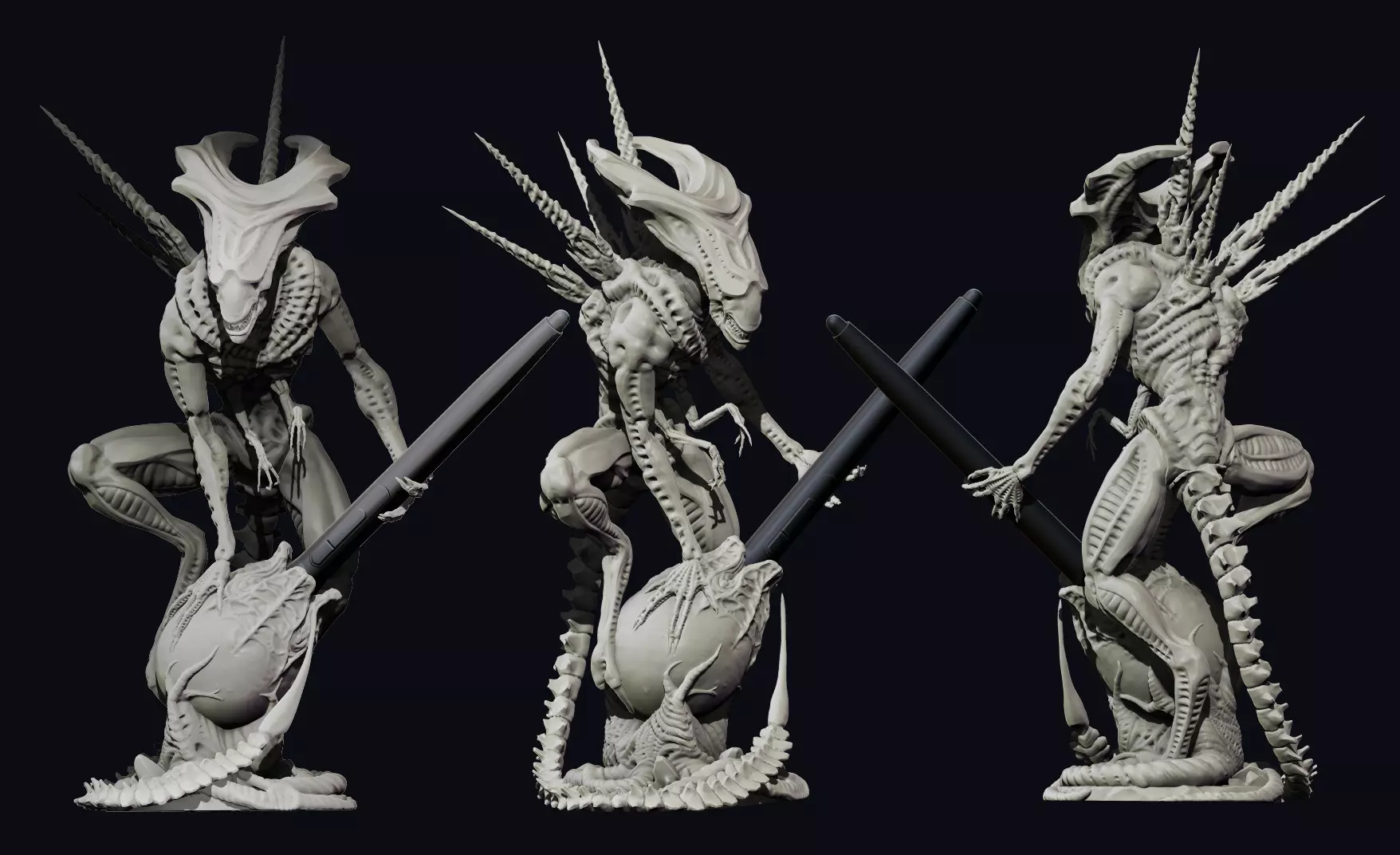 The Juvenile Queen 3D print model_0