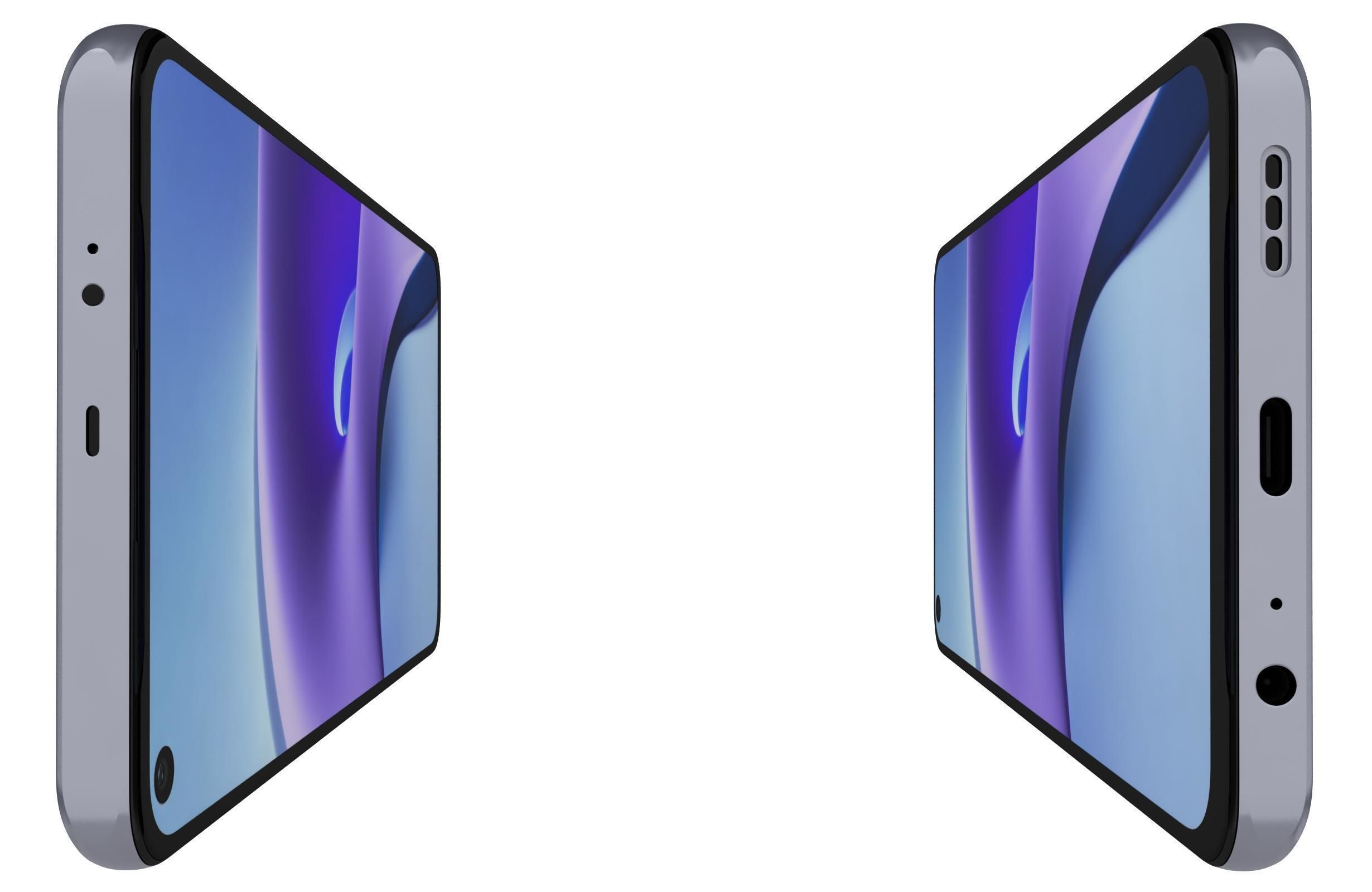 Xiaomi Redmi Note 9T Daybreak Purple And Nightfall Black 3D model_31