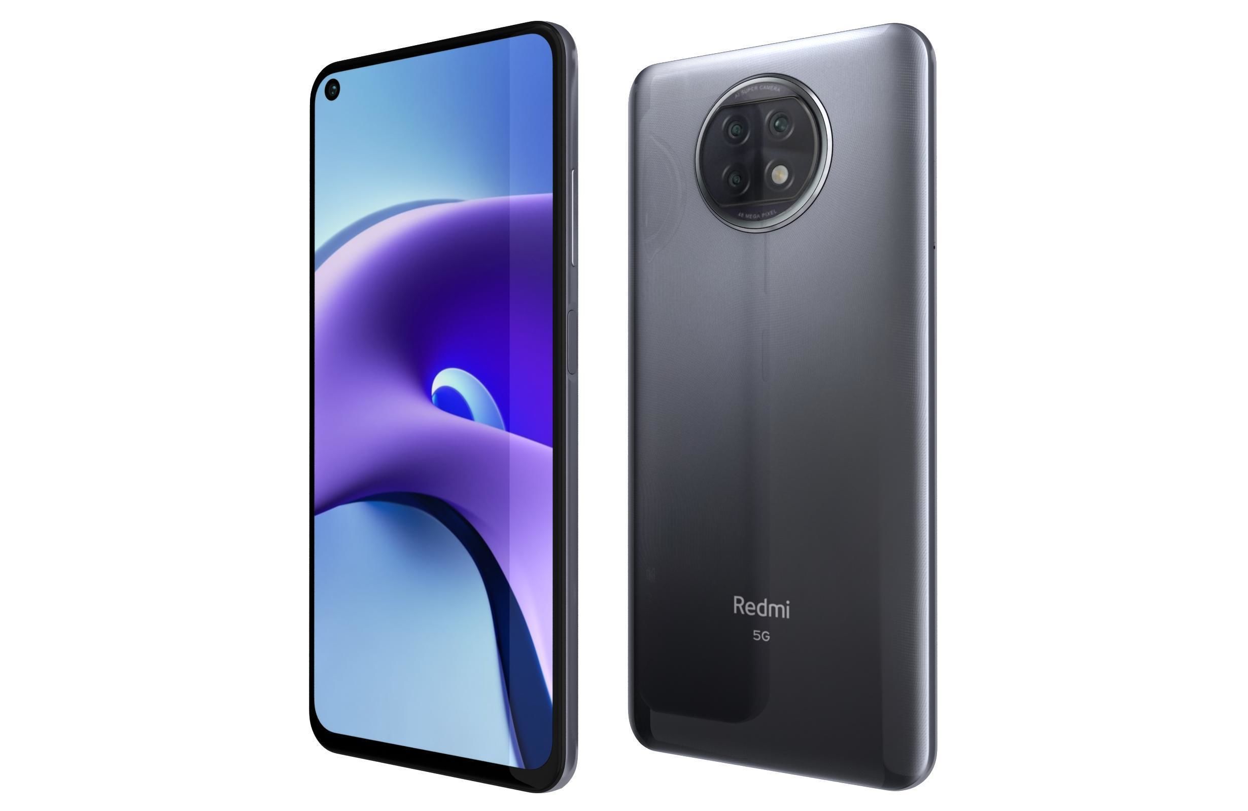 Xiaomi Redmi Note 9T Daybreak Purple And Nightfall Black 3D model_30