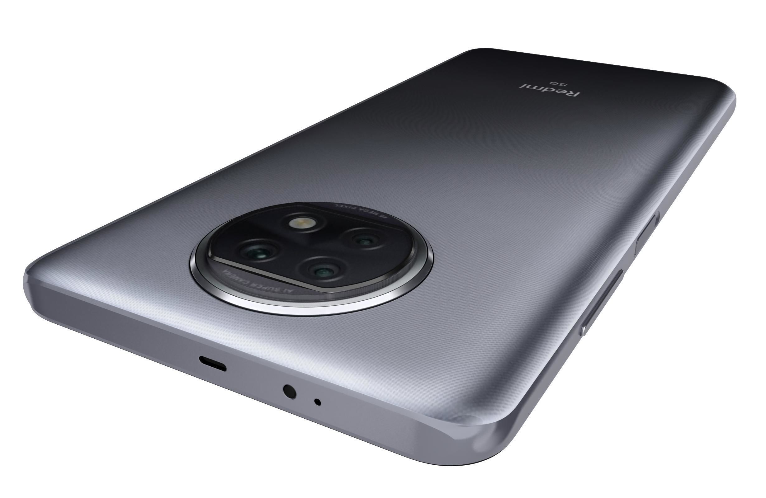 Xiaomi Redmi Note 9T Daybreak Purple And Nightfall Black 3D model_22