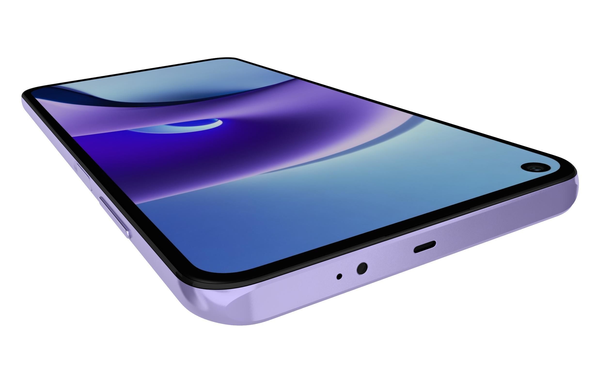 Xiaomi Redmi Note 9T Daybreak Purple And Nightfall Black 3D model_14