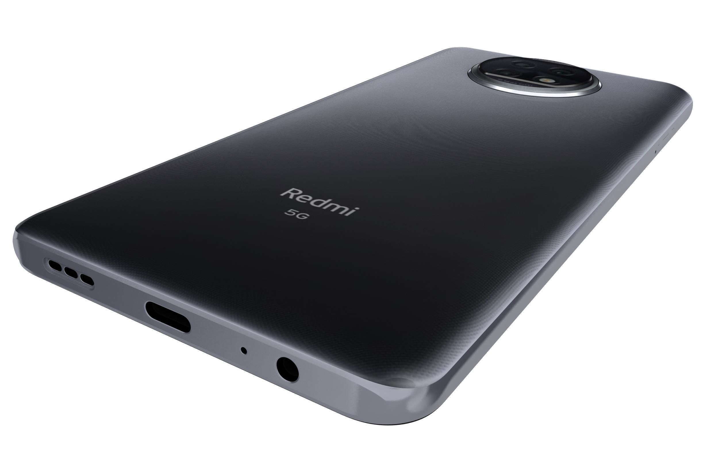 Xiaomi Redmi Note 9T Daybreak Purple And Nightfall Black 3D model_21