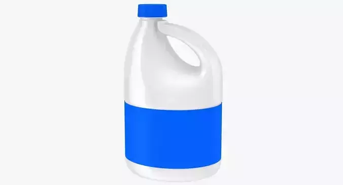Bleach Bottle Low-poly 3D model