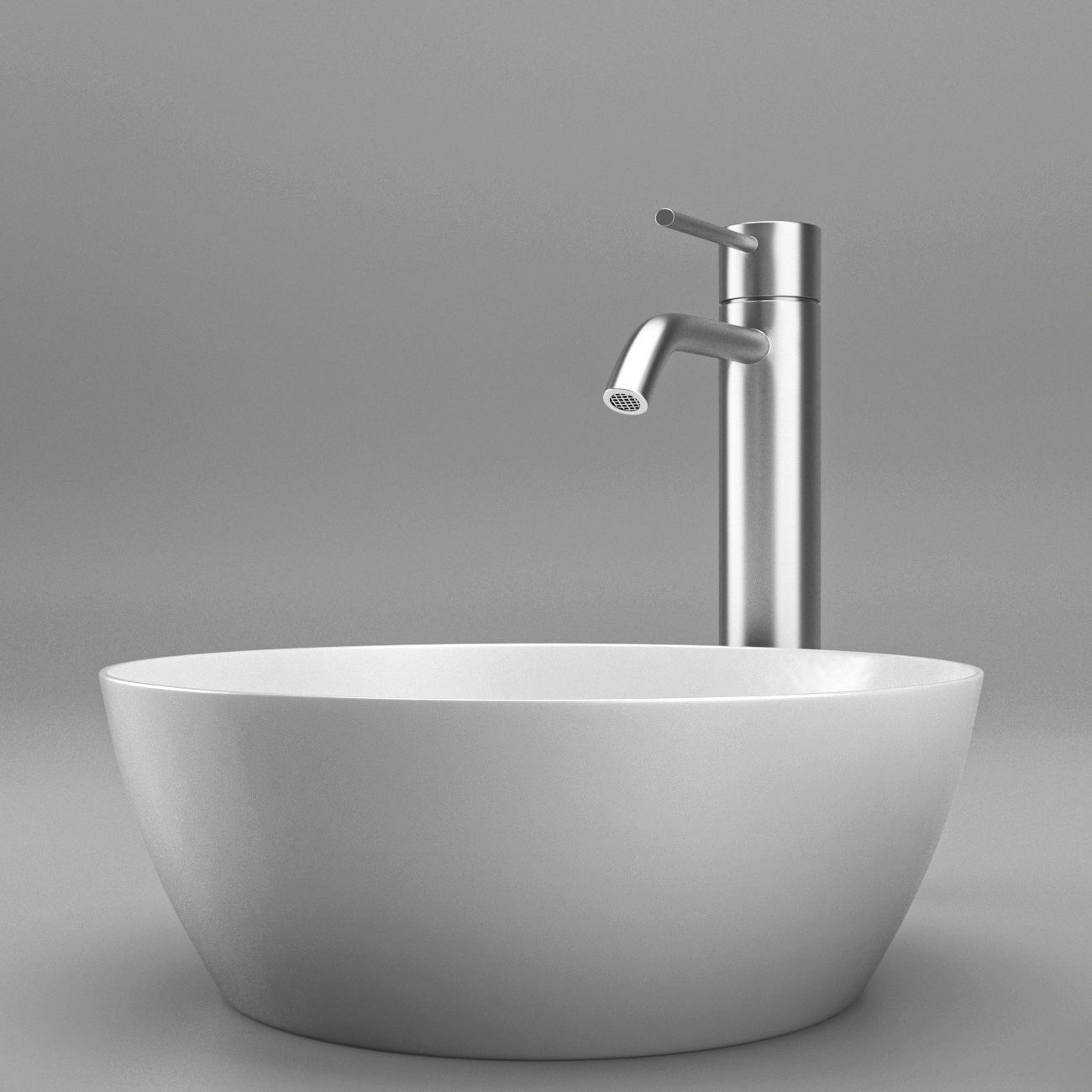 bathroom sink 3D model_2