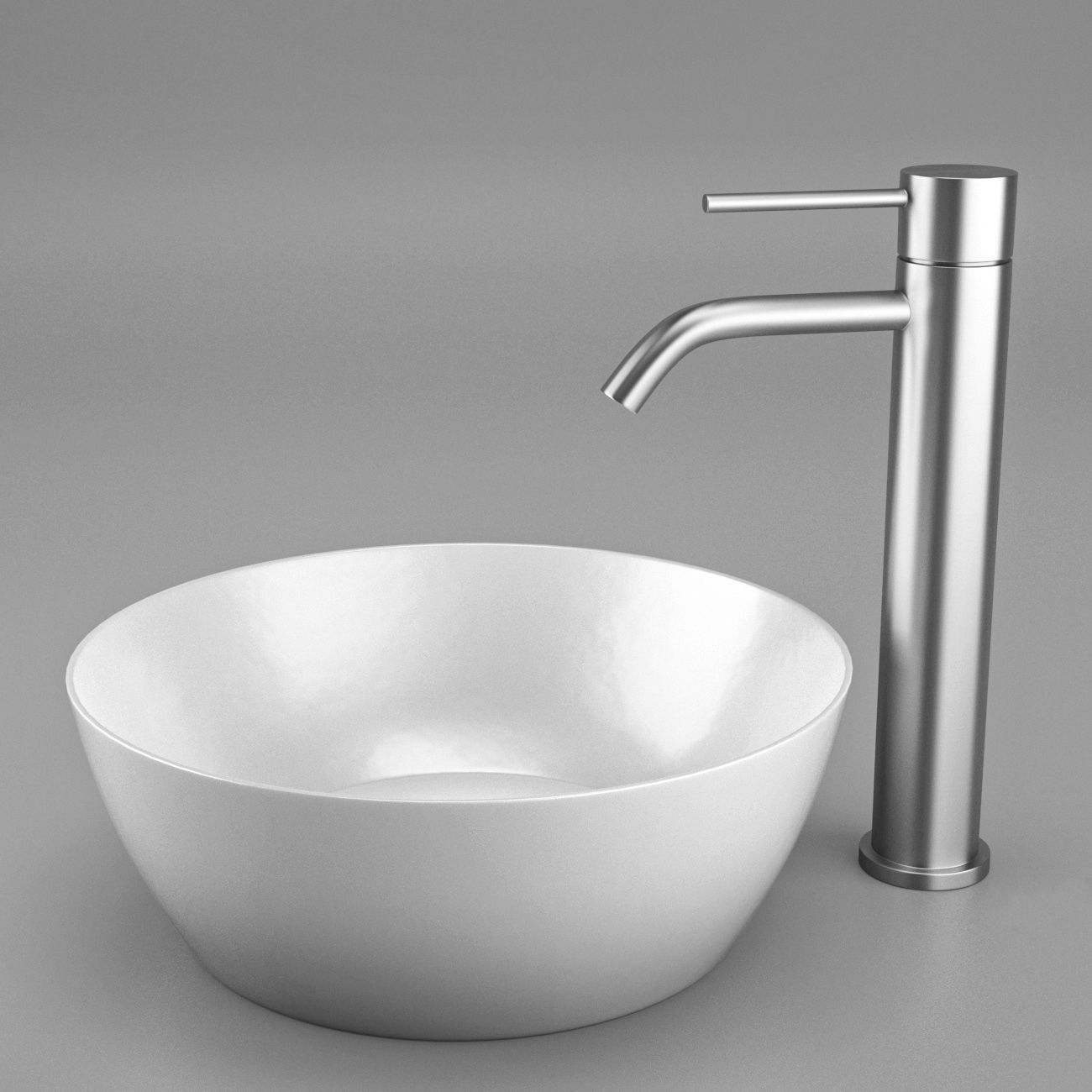 bathroom sink 3D model_1