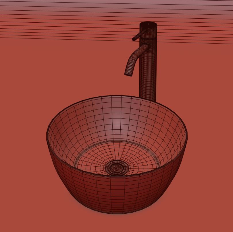 bathroom sink 3D model_3