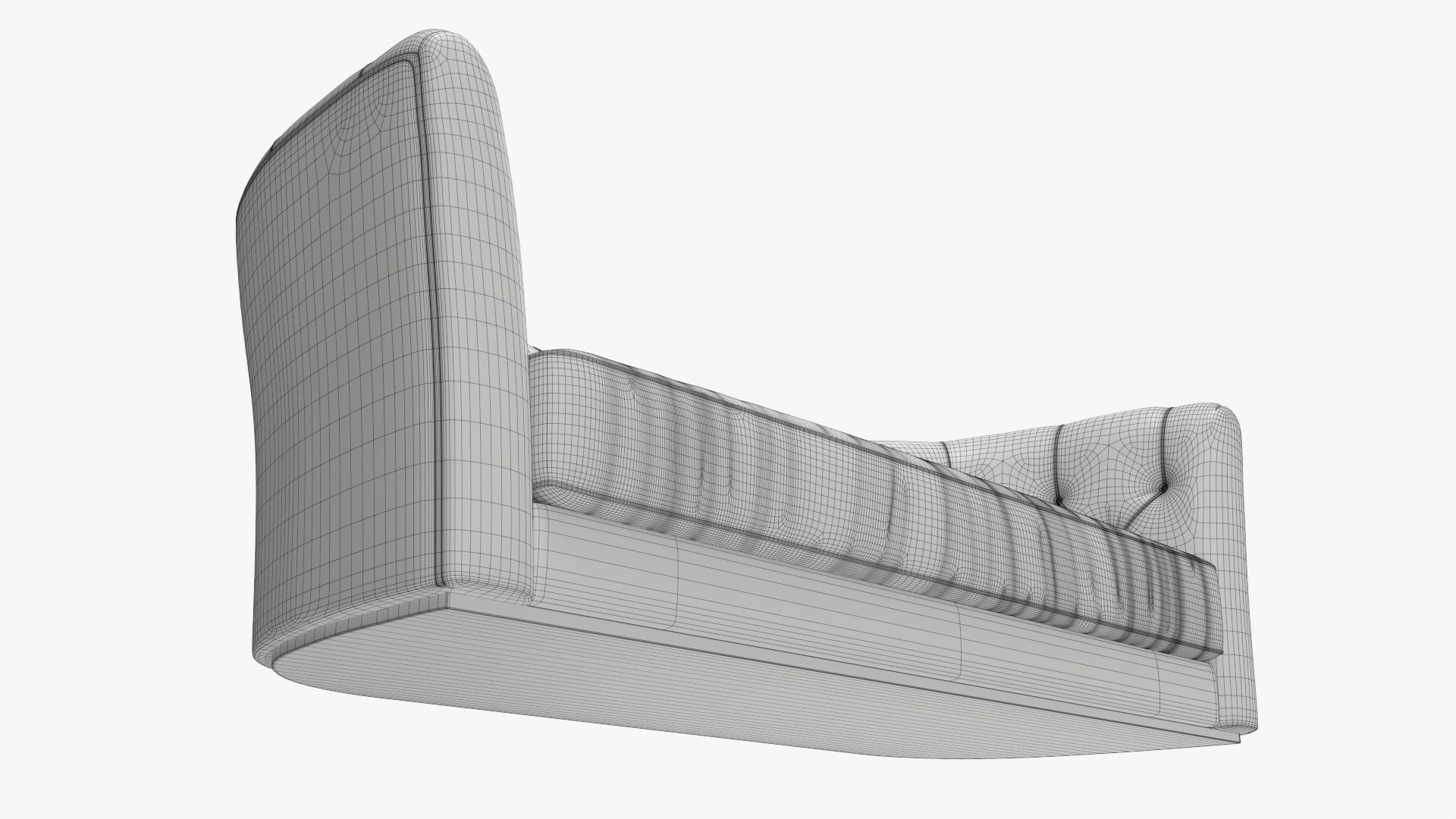 Sofa knole style 3D model_9