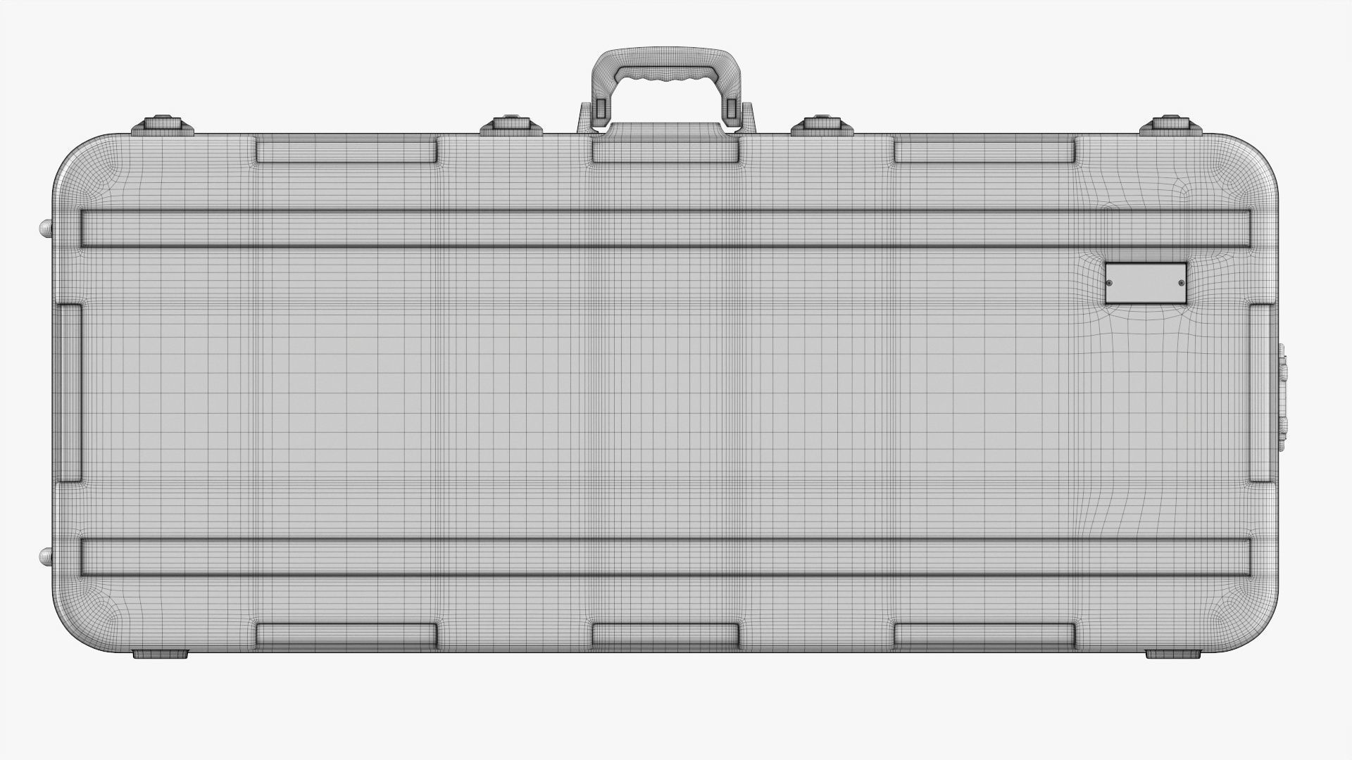 Keyboard transportation case 3D model_9