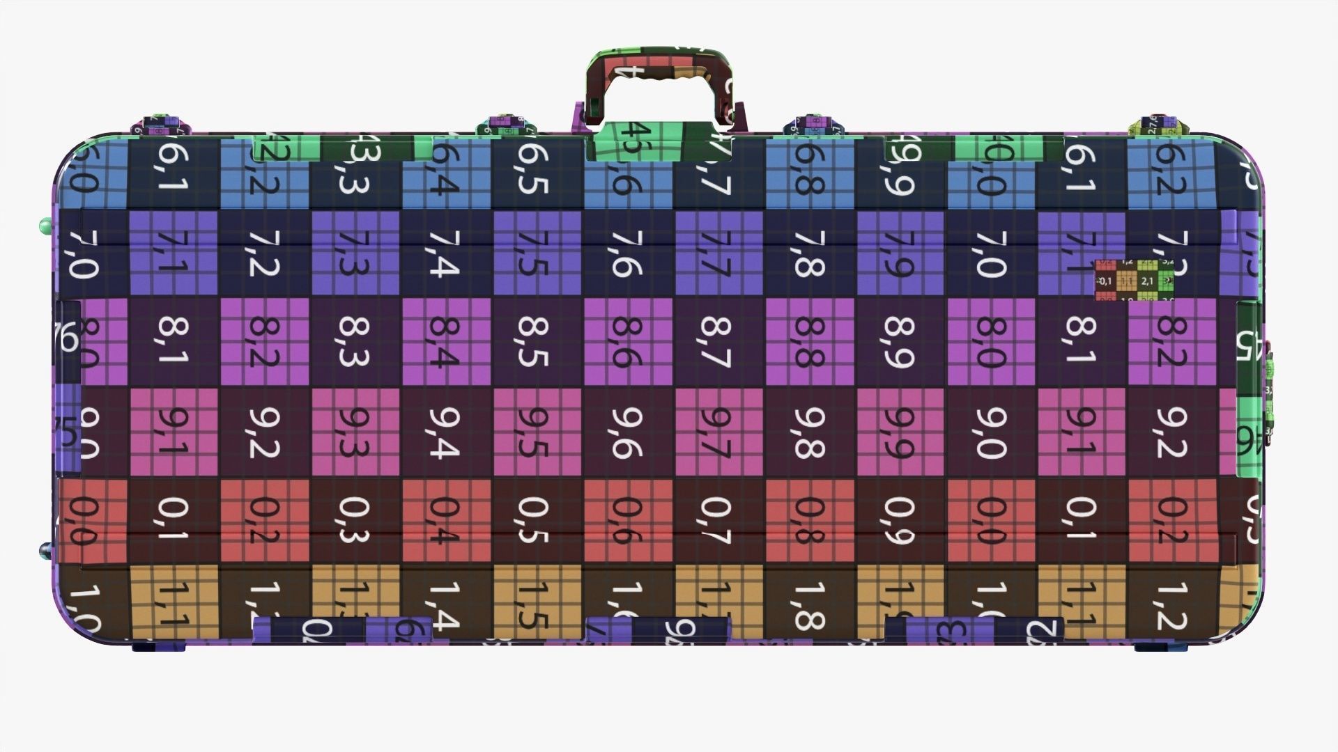 Keyboard transportation case 3D model_14