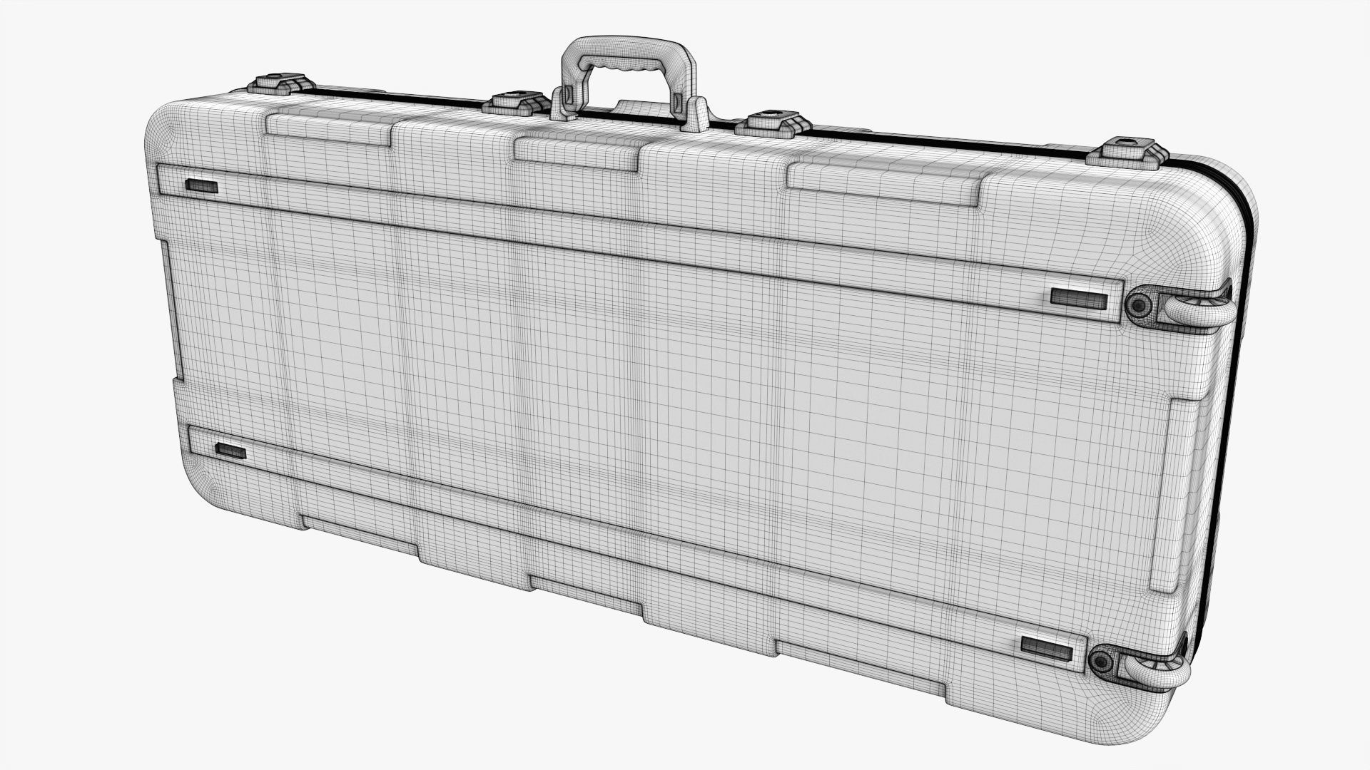 Keyboard transportation case 3D model_7