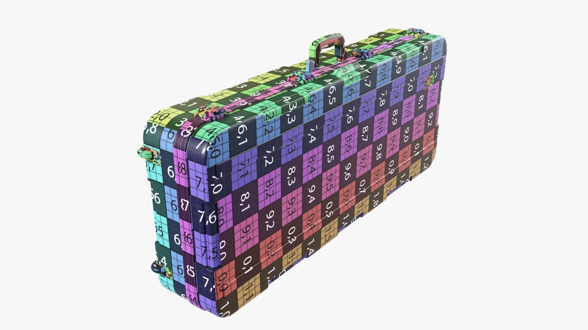 Keyboard transportation case 3D model_11