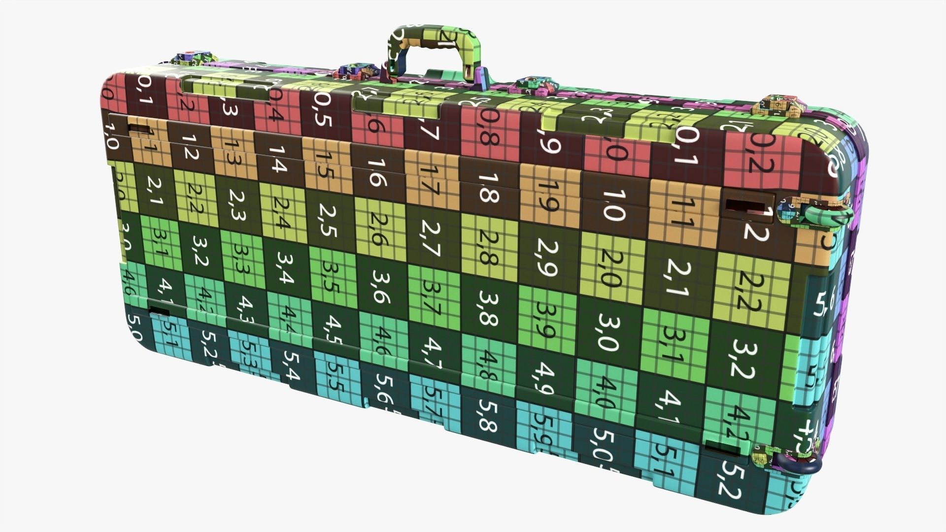 Keyboard transportation case 3D model_12