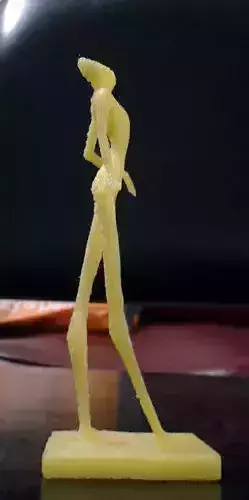 Feminine statue of woman 3D print model