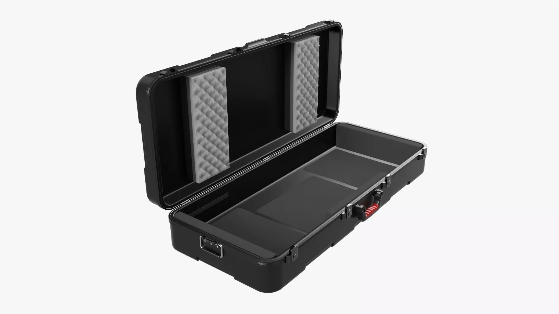 Keyboard transportation case open 3D model