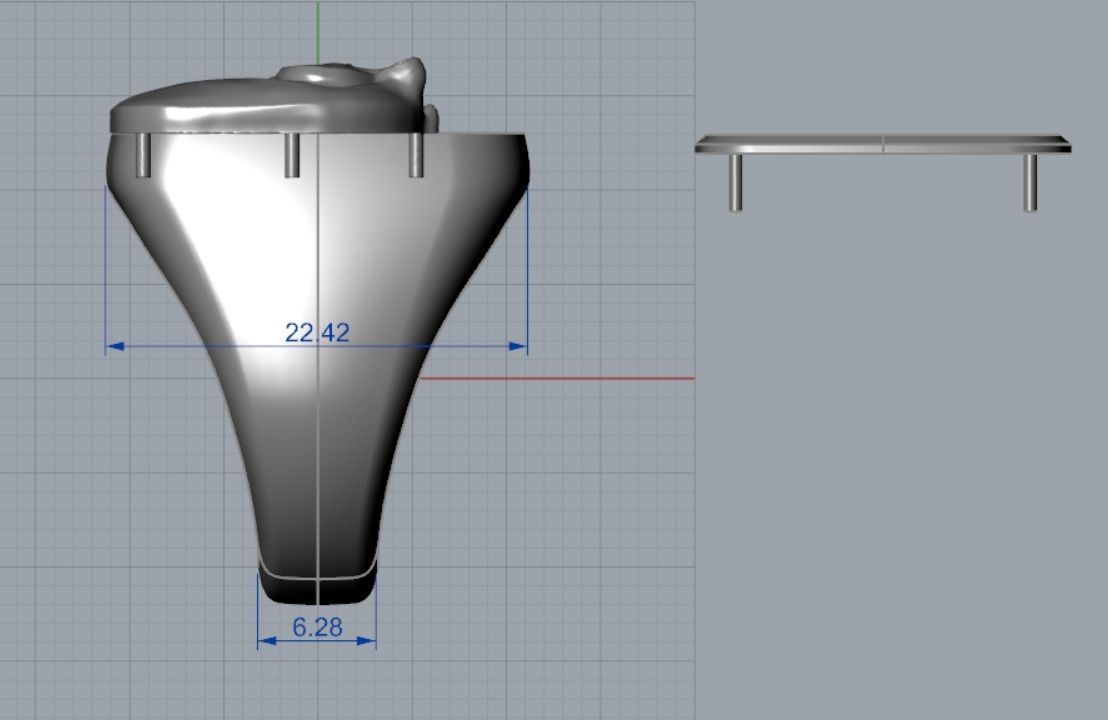 Paanther face ring 3D print model_7