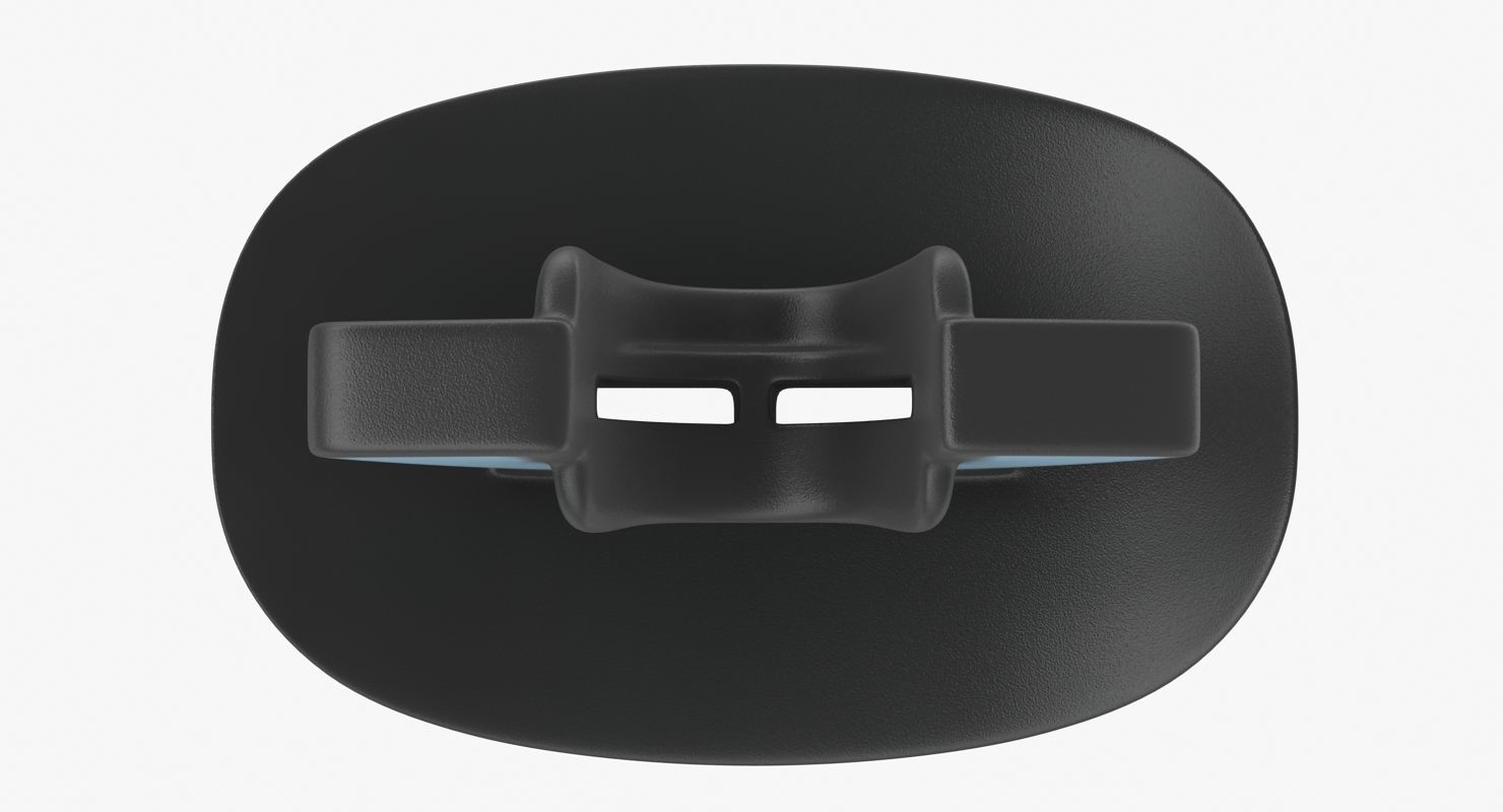 Football Mouthpiece Low-poly 3D model_6